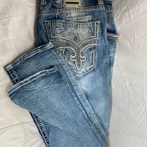 Mens Brand New Rock Revival Straight Leg Sz.38